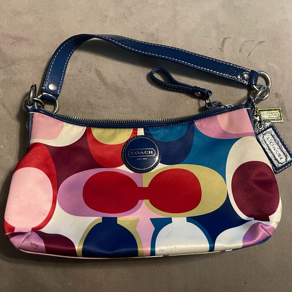 COACH Y2K RAINBOW GROOVY BAGUETTE BAG